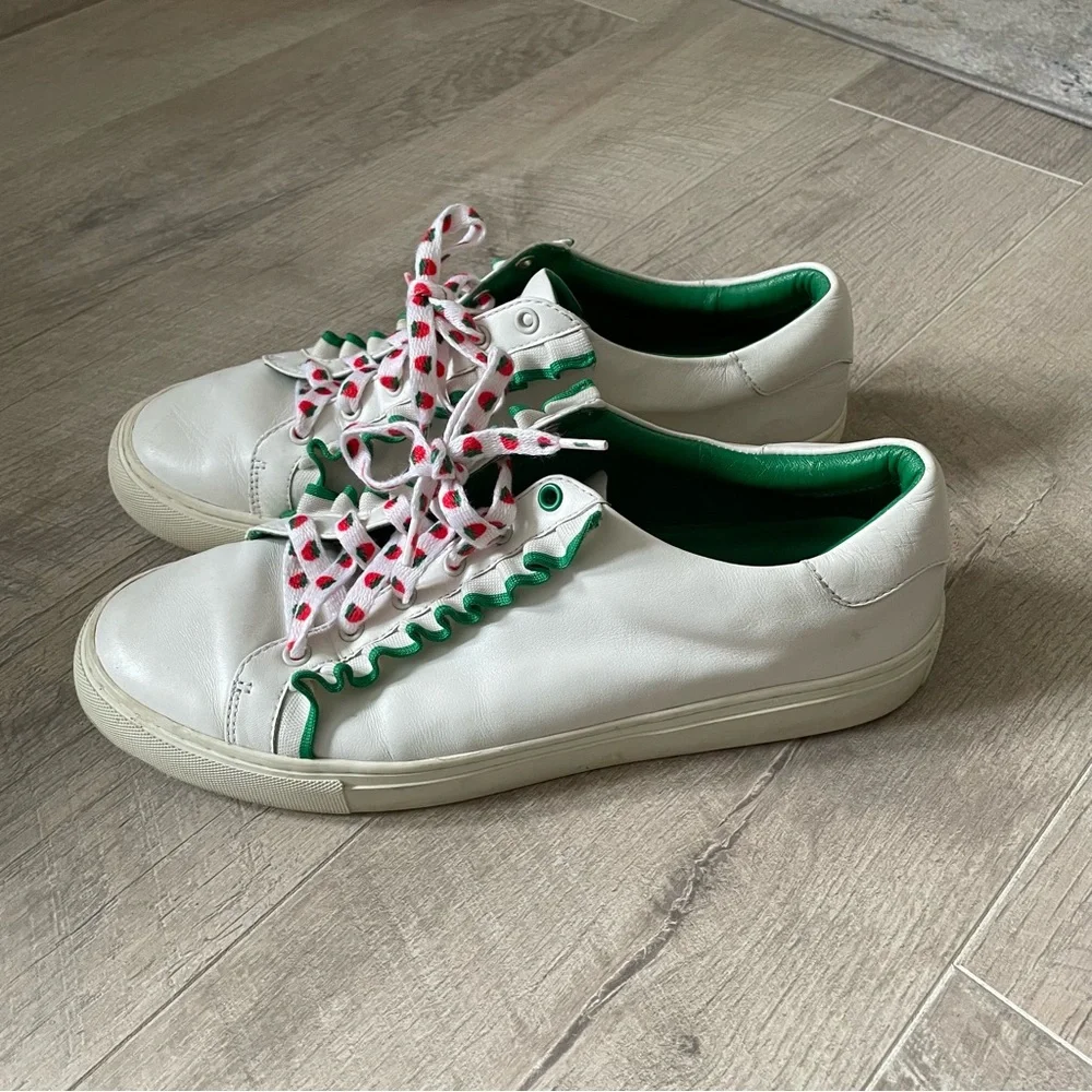 Tory Burch Tory Sport Women's Ruffle Low Top Lace Up Sneakers 11